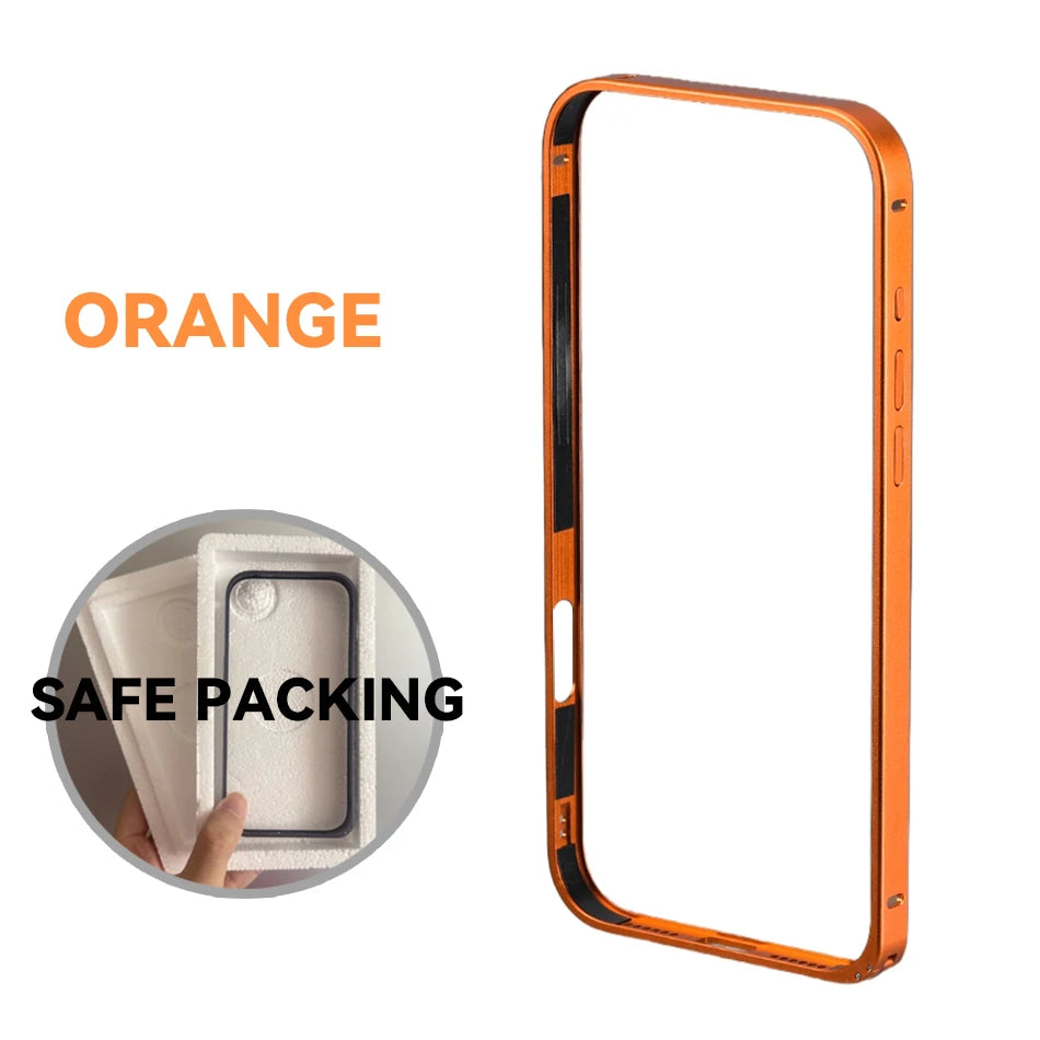 Light Aluminum Metal Frame Thin Case Bumper For iPhone 17  Max Alloy Titanium Protect Back