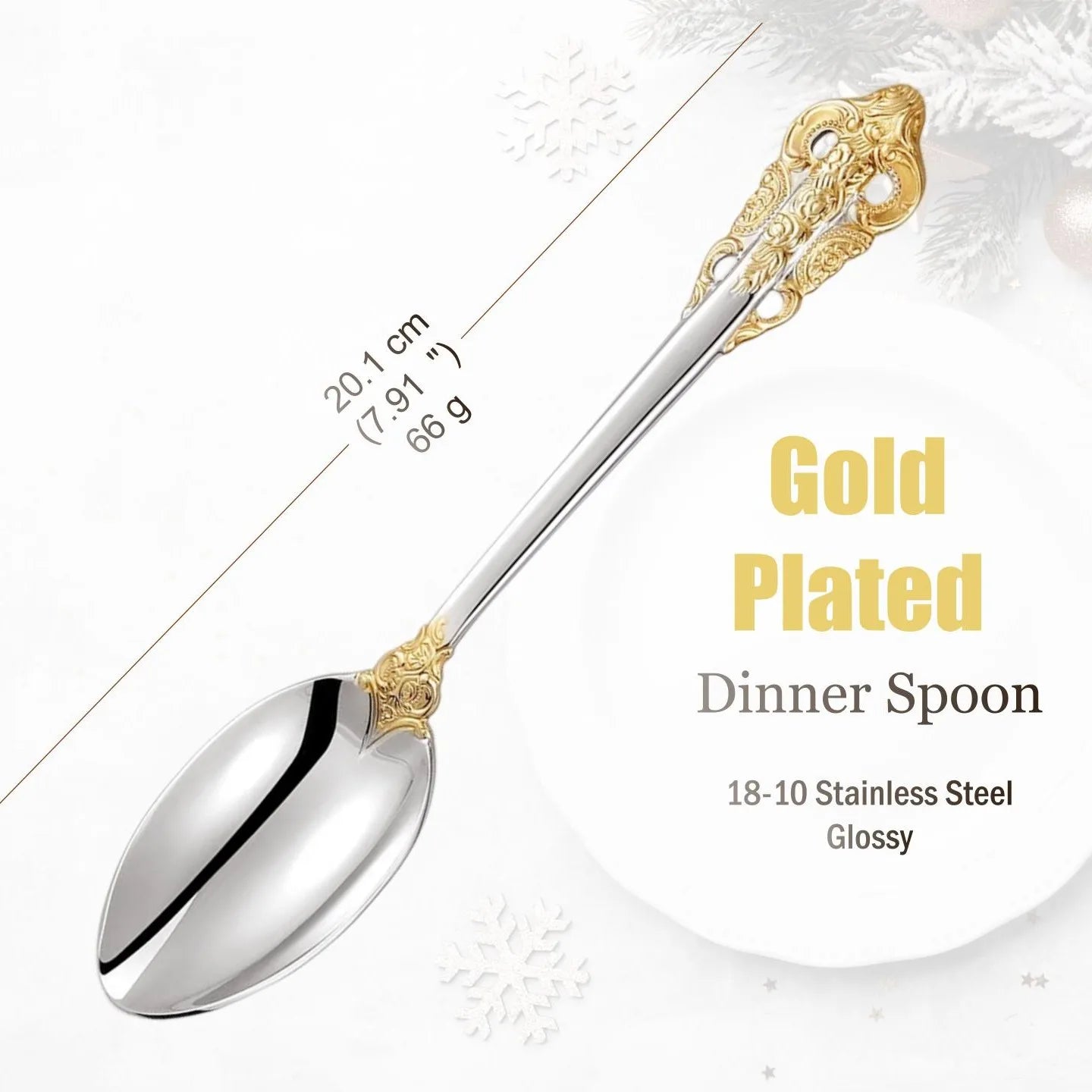 Stainless Steel Silver Flatware Set
