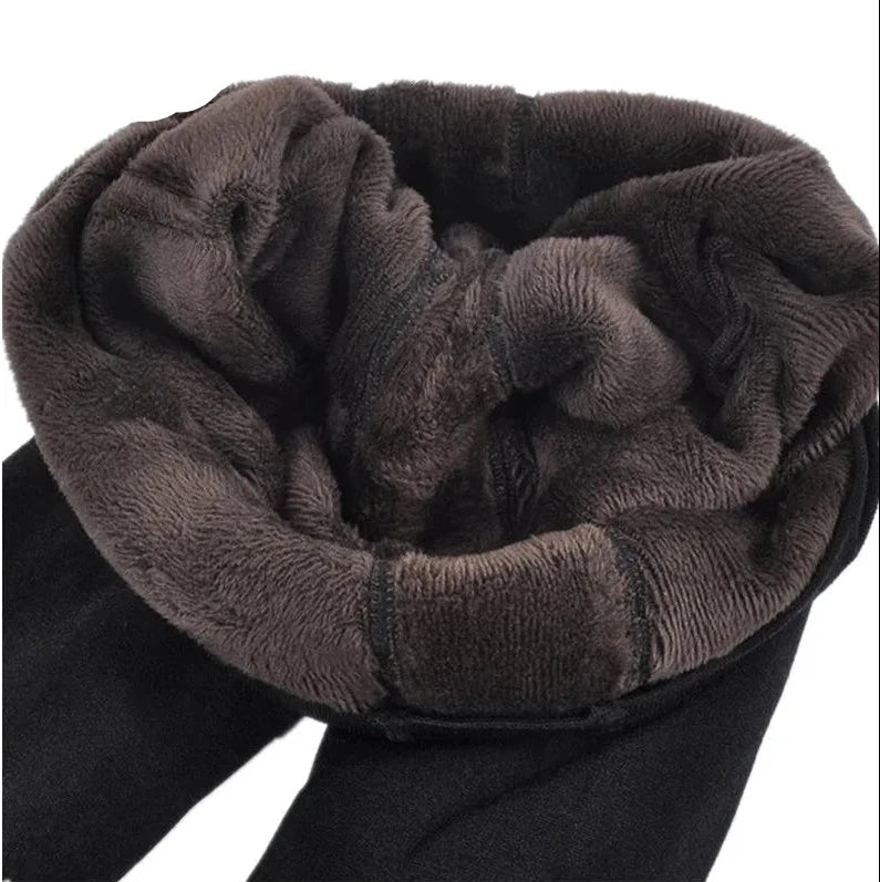 8 Colors S-XXL Winter Warm High Waist Thick Velvet Legging