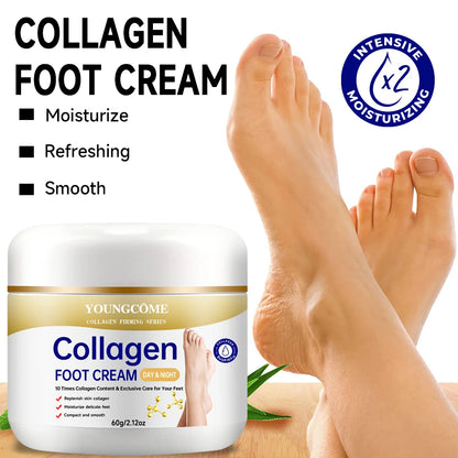 Crema de colágeno para pies, crema herbal antigrietas para pies