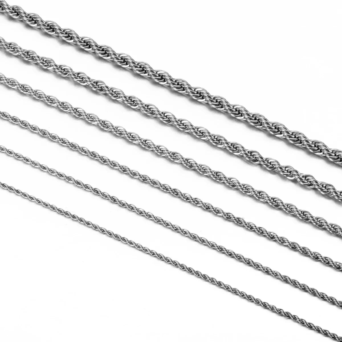 925 sterling silver Rope Chain Necklace