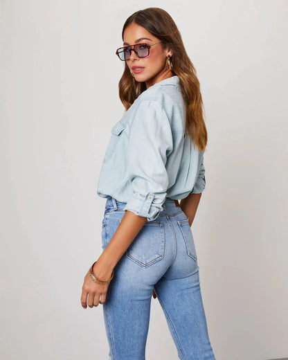 Casual Loose Denim Oversized Shirts
