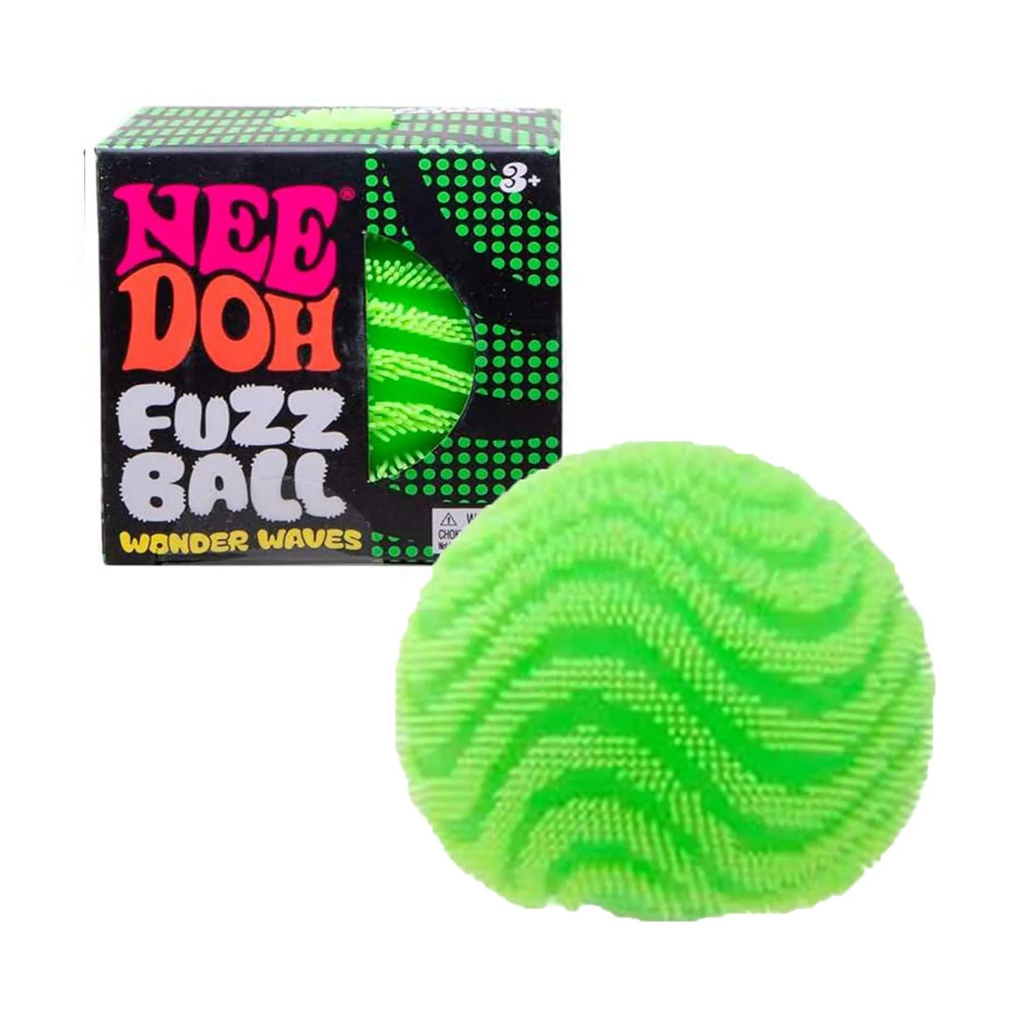 Nee Doh Fuzz Ball Wonder Waves Sensory Squeeze Toy