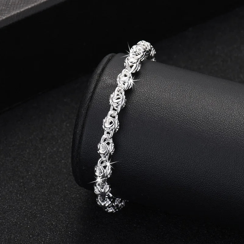 DANA 925 Sterling Silver Ball Bracelets