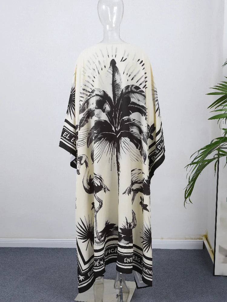 Loose O-neck Full Sleeve Pleated Dress F