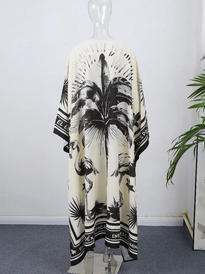 Loose O-neck Full Sleeve Pleated Dress F