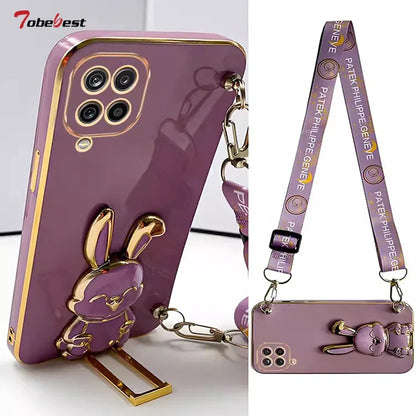 Crossbody Lanyard Rabbit luggage bracket Plating Cover