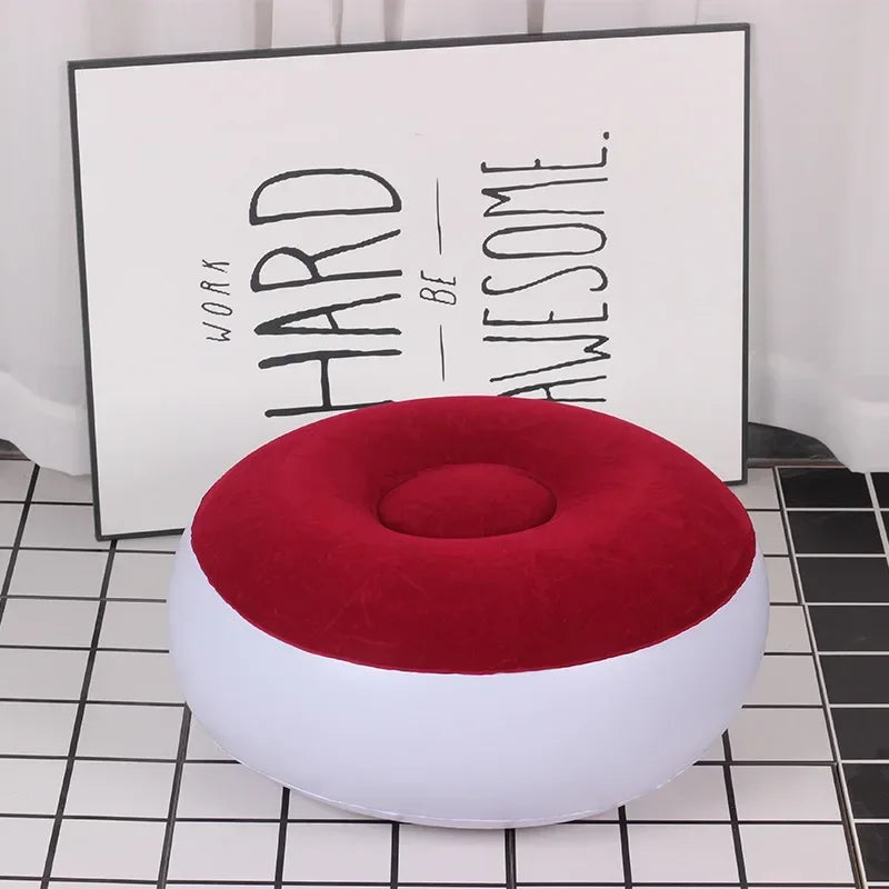 Camping Chair Inflatable Flocking Stool Portable Flocking Stool