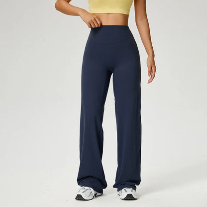 High Waist Wide Straight-Leg Ultra Soft Yoga Pants