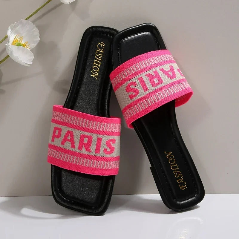 Cover Letter Outdoor Casual Flat Bottom Slippers