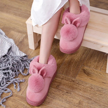 Winter Warm Fur e Rabbit Shoe