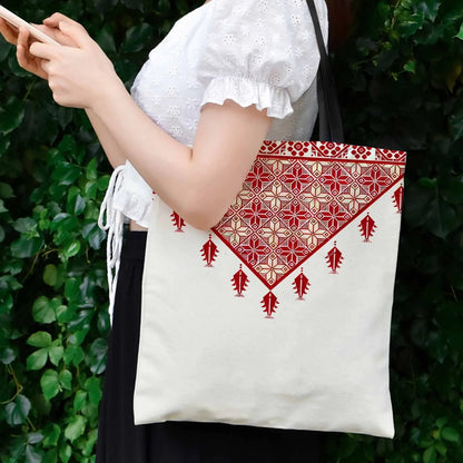 Polyester Keffiyeh Scarf Tote Bag