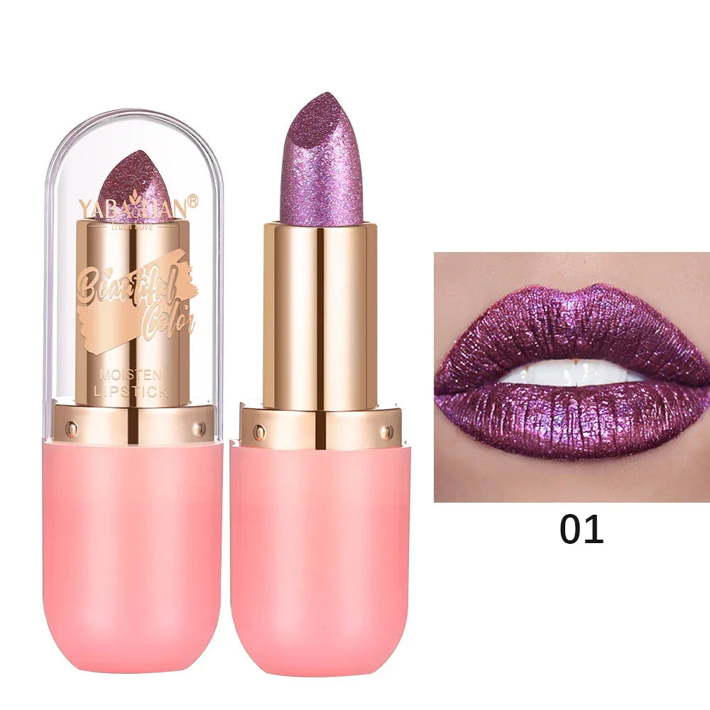 Matte Glitter Diamond Lipstick Waterproof