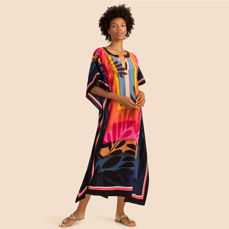 Beach Outfits Cover-ups Swimsuit Bathing Suit Maxi Dress