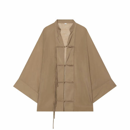 Elegant Loose Long Sleeve Casual See Through Thin Top Blouse