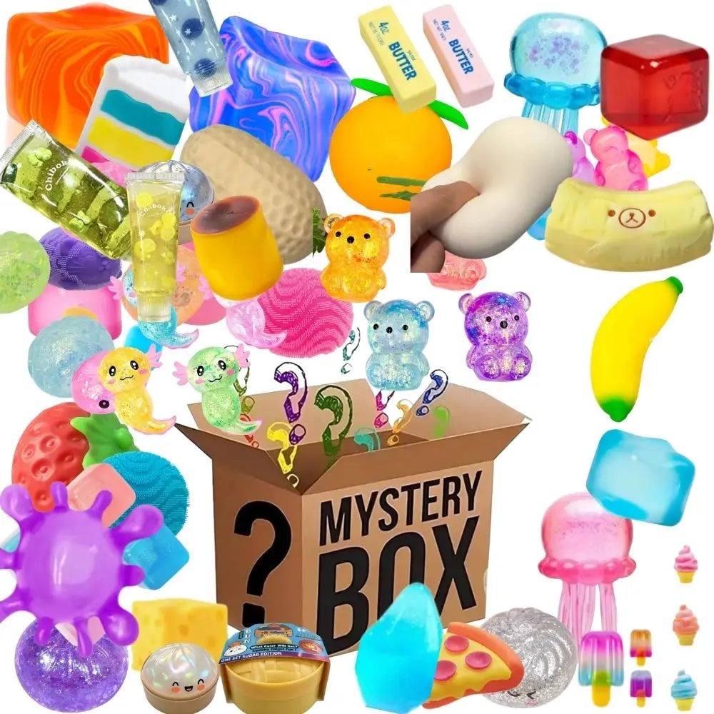 Blind Box Mystery Kawaii Cat Paw Mochi Squishy
