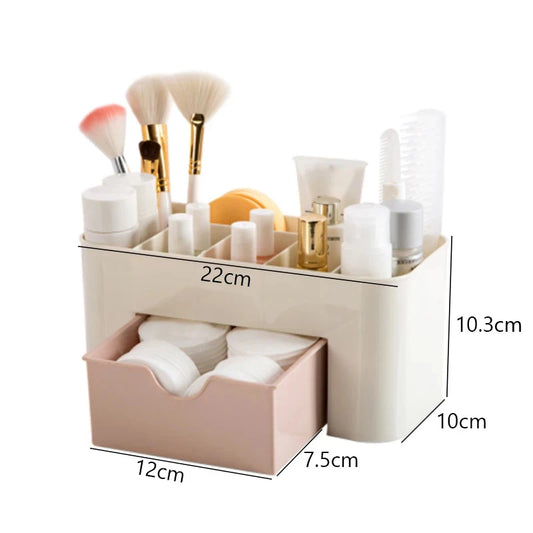 Nail Storage Box Plastic Desktop Drawer