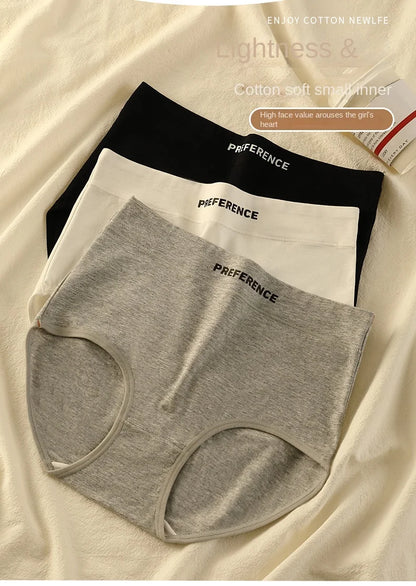 3PCS/set Cotton High-waist Underwear Lingerie