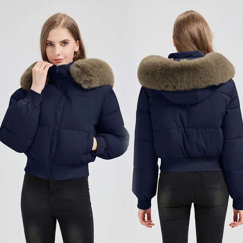 Korean Style Down Cotton Thicken Short Winter Jacket Coat