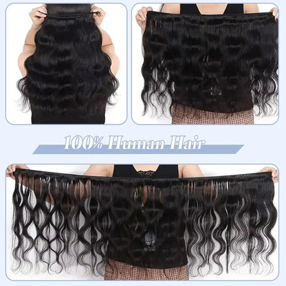 Wave Bundles 100% Human Hair Brazilian Weaving Extensions