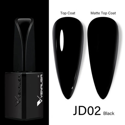 15ML Silky Matte TPO FREE Topcoat No Cleaning Nail Lacquer Full Coverage Long Lasting Nail Varnish