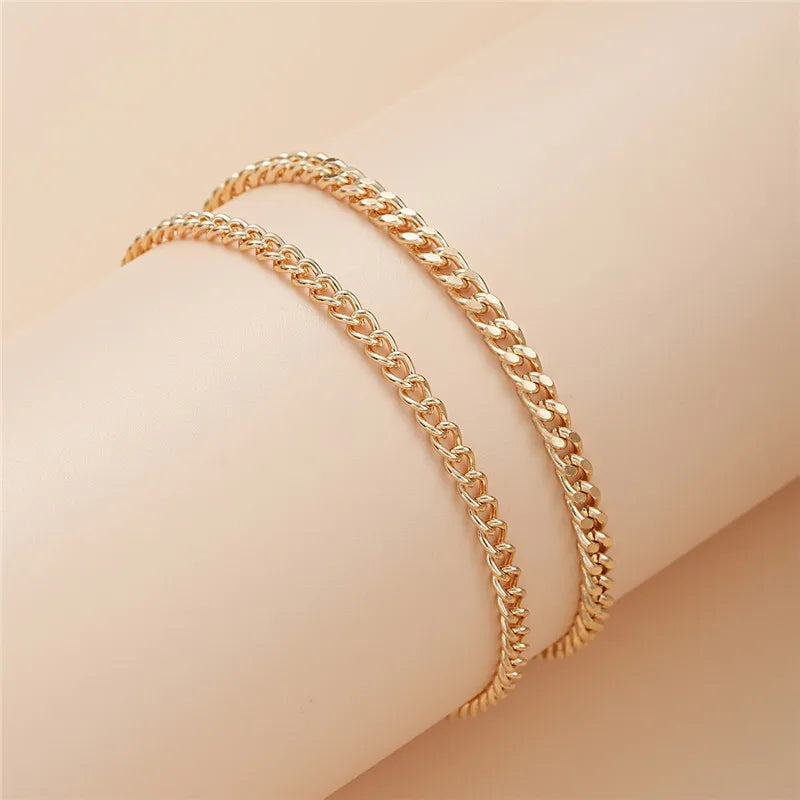 Double-Layer Anklets Waterproof Bracelet