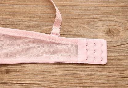 Girl Sweet Wireless Bra Lace Bows Underwear Sets