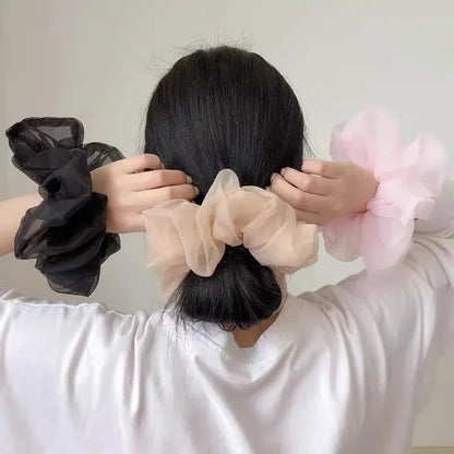 🎁 1 piece of oversized mesh large intestine hair ring (100% off)