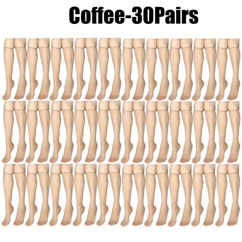 Ultra-Thin Korean Style Invisible Thigh-High Socks