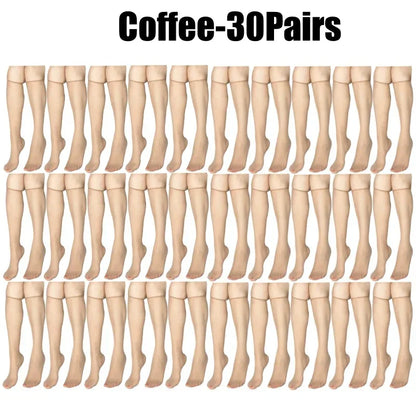 Ultra-Thin Korean Style Invisible Thigh-High Socks