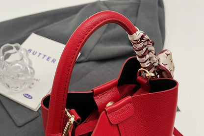 Crossbody PU Material Versatile Bucket Bag