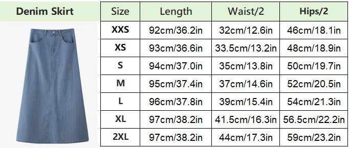 falda vaquera de rayas diplomáticas