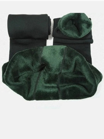 8 Colors S-XXL Winter Warm High Waist Thick Velvet Legging
