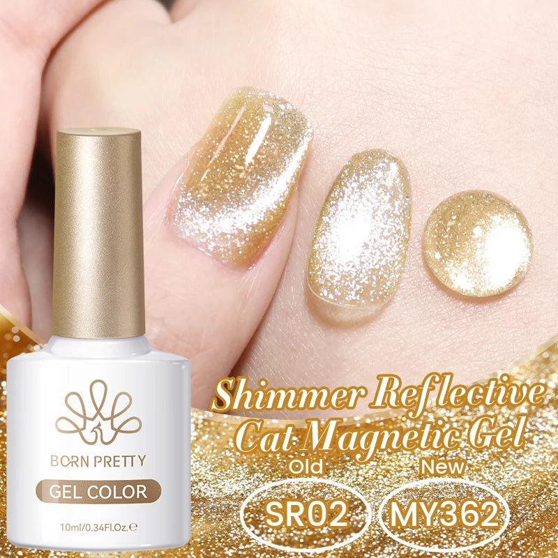 Dark Red Cat Magnetic Gel Nail Polish