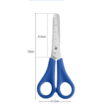 Graduated Student Scissors DIY Handmade Scissors Safety Ruler