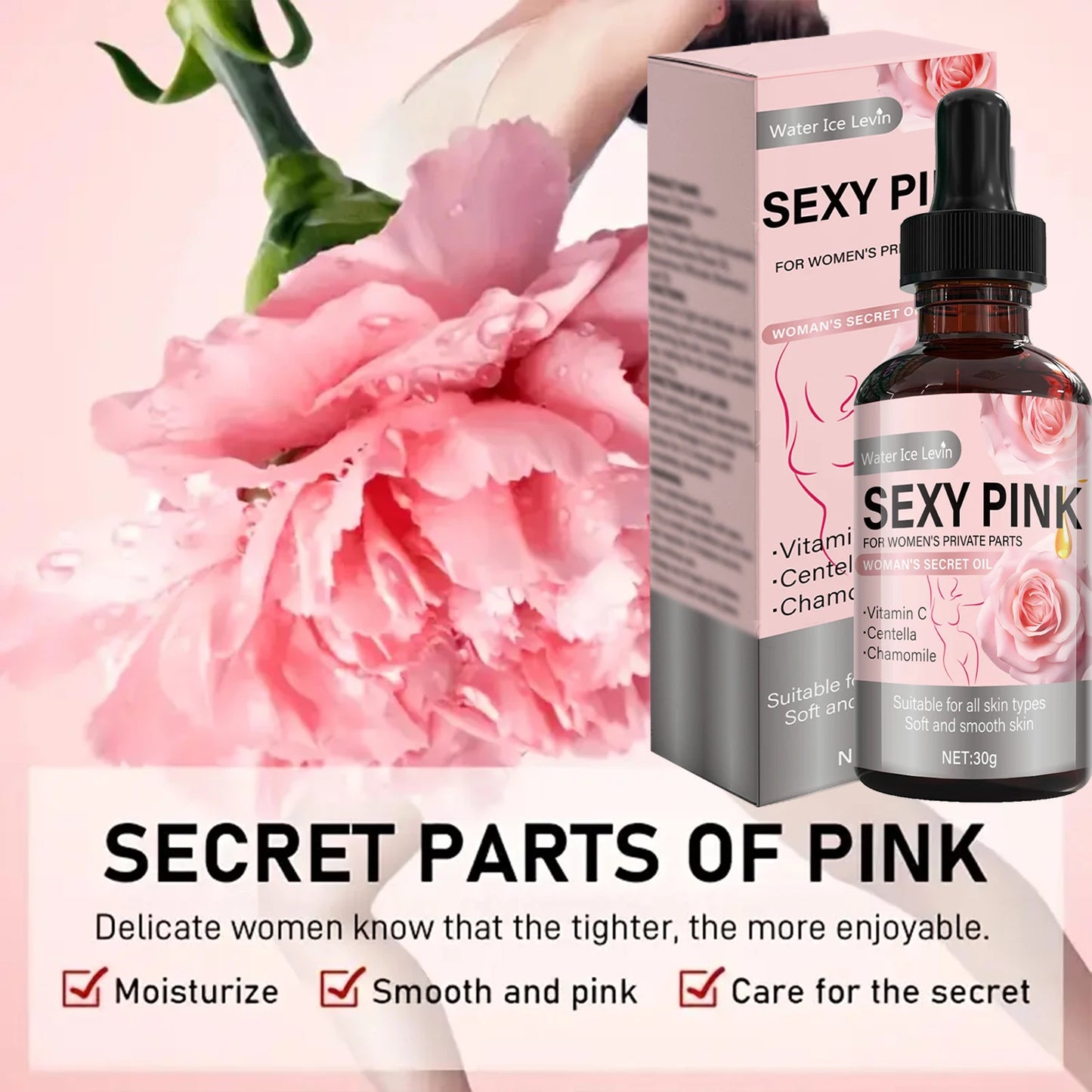 Secret Pink Intimate Oil Vitamin C & Chamomil