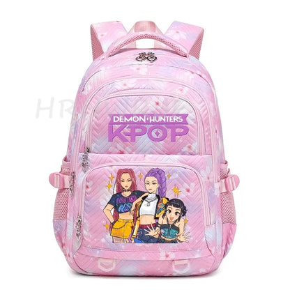 K-pop Demon Hunters Backpack Girls Boys Youth School Bags