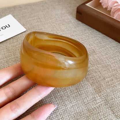 Geometric Irregular Chunky Wide Bracelet