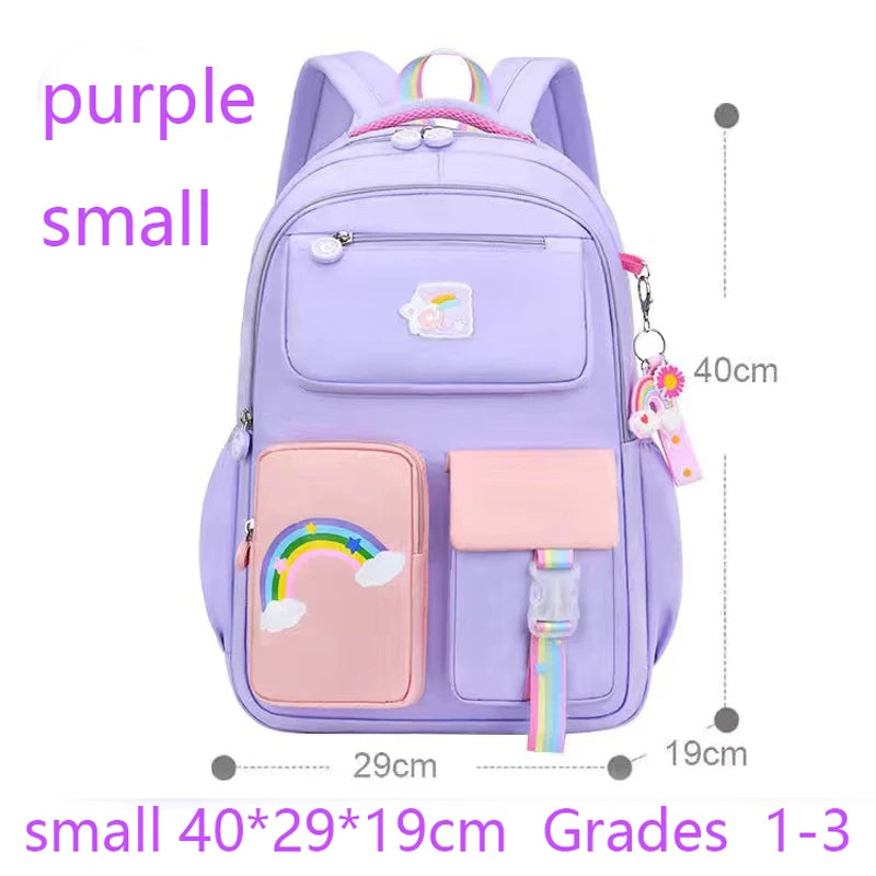 High Class Backpack Macaron Large Capacity School Bag