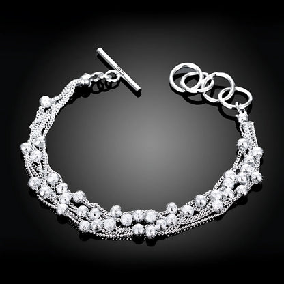 925 Sterling Silver Bangle Bracelet Set