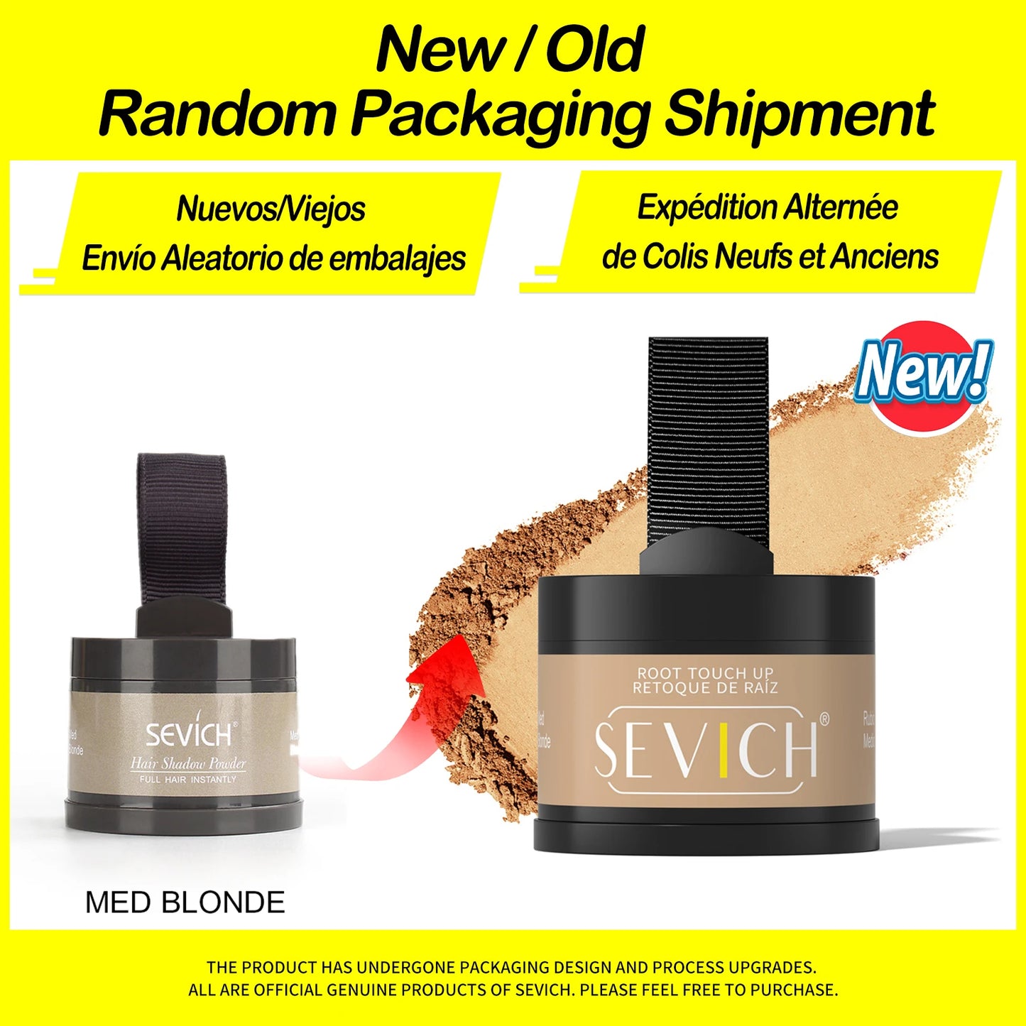 Hairline 4g Natural Cover Unisex Hair Powder