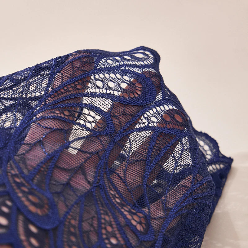 3PCS Mid-waist Lace Sexy Underwear Lingerie