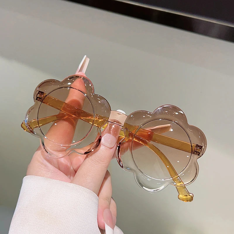1/7 Pcs Flower Shaped Sunglasses