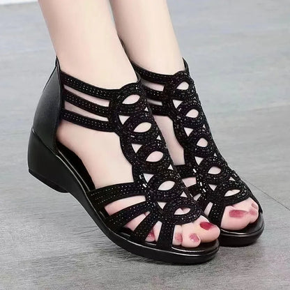 DANA Soft Leather Roman Sandals