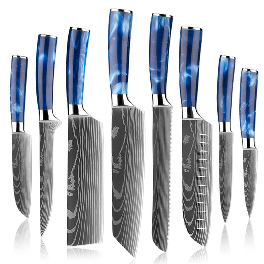 Stainless Steel Chef Knife Kitchen Knife Set