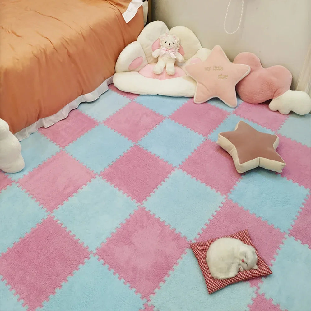 Soft Plush Children's Mat Babe Toys Eva Foam Puzzle Carpet