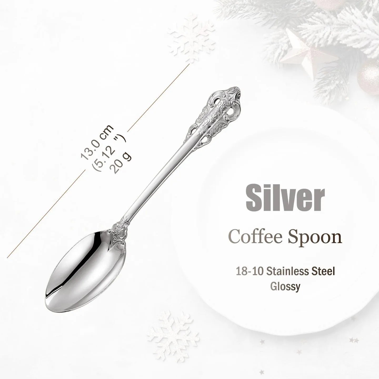 Stainless Steel Silver Flatware Set