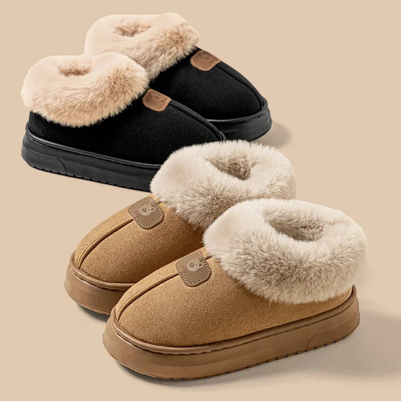 Fleece Lined Winter Slippers  C
