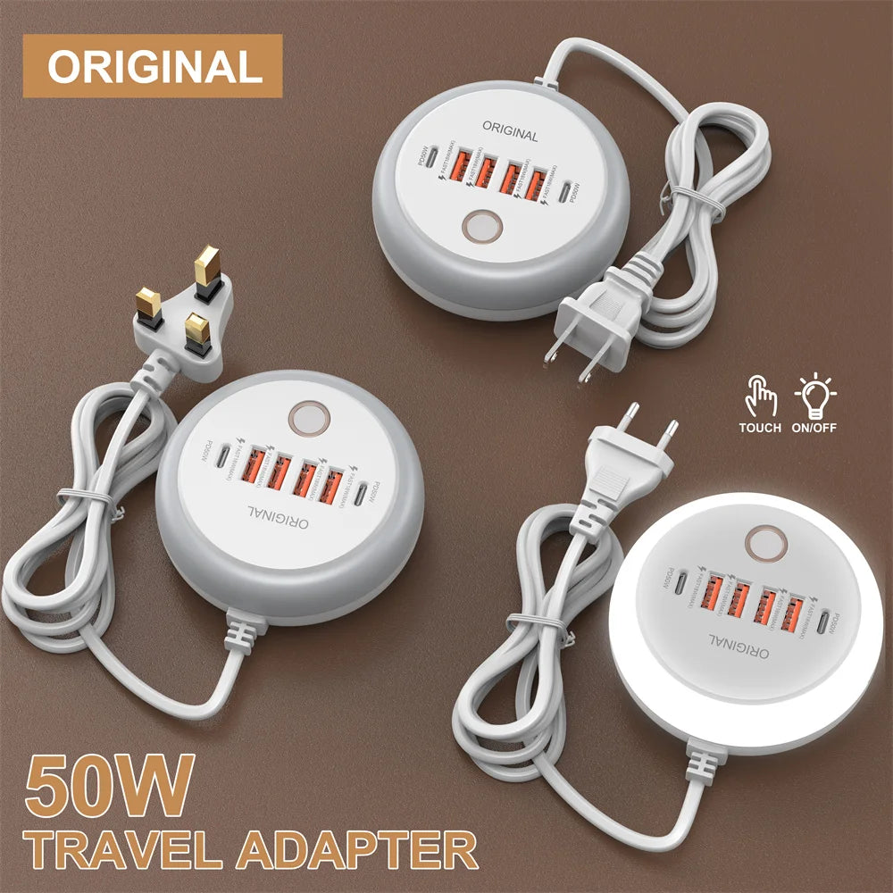 Multi Ports PD Type C Fast Charging Wall Charger