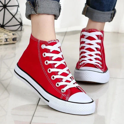 Classic High Top Sports Canvas Walking Sneakers